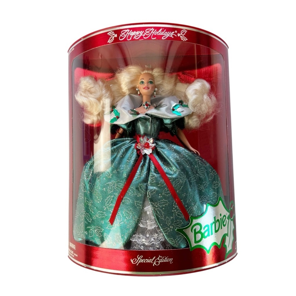 1995 Special Edition Happy Holidays Barbie Collectible Doll